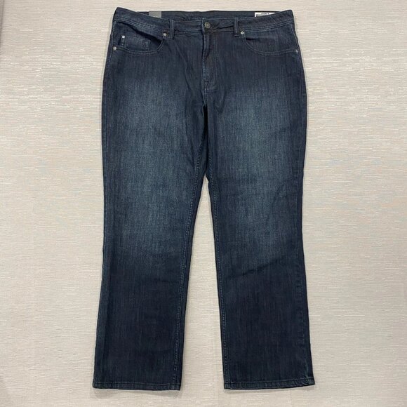 Buffalo David Bitton Jack-X Jeans Mens 40 x 30 Slim Fit Straight Dark Wash Denim - Picture 2 of 10